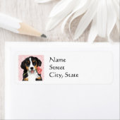 Étiquette Rose Valentine Berner (En situation)