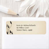 Étiquette Rose victorien (En situation)