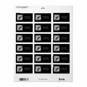 Étiquette Rose victorien Ephemera (Feuille entière)