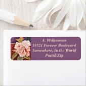 Étiquette ROSE vintage (En situation)