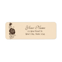 Roses de crème et de café