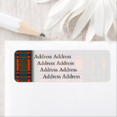 Étiquette Ross clan Plaid Scottish tartan (En situation)