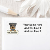 Étiquette Rottweiler personnalisé (En situation)