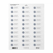 Étiquette Roue de direction classique (Feuille entière)