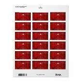étiquette rouge 311 enchanté (Feuille entière)