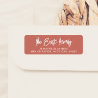 Rouge & Blanc Script Calligraphie & Typographie Mo