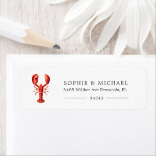Étiquette Rouge   Mariage de style homard