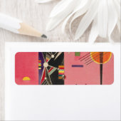 Étiquette Rouge rose Wassily Kandinsky (En situation)