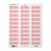Étiquette Rouges à lèvres (Feuille entière)