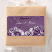 Étiquette Rouleau violet (En situation)