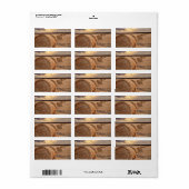 Étiquette Rouleaux de foin (Feuille entière)