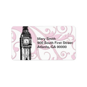 Étiquette Rouleaux et Big Ben