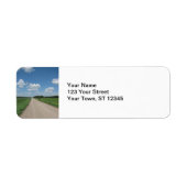 Étiquette Route (Devant)