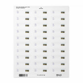 ÉTIQUETTE ROUTE DE MONTAGNE (Feuille entière)