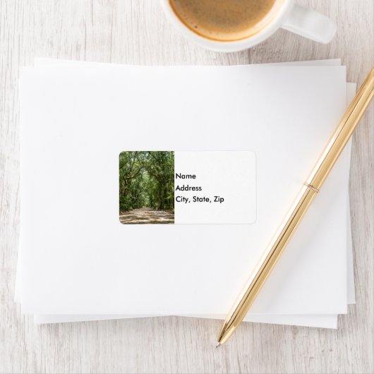 Étiquette Route Vers Angel Oak (En situation)