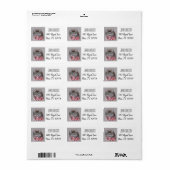 Étiquette "Royal Diva Cat" (Feuille entière)