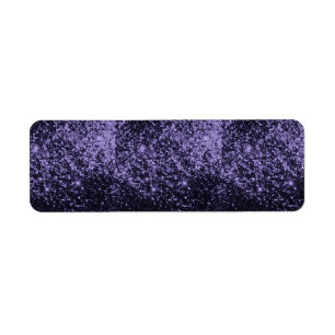 ÉTIQUETTE ROYAL PURPLE BLACK SPARKLE PARTIES SCINTILLANT ARR