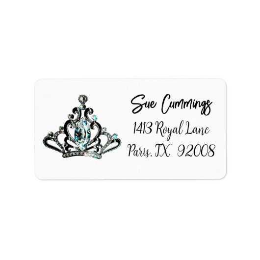 étiquette "Royal Tiara" (Devant)