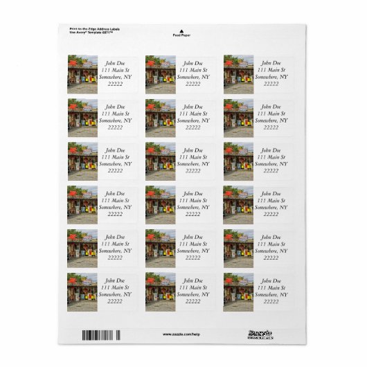 Étiquette RT 66 Arizona classique (Feuille entière)