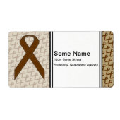 Étiquette Ruban Brown standard par Kenneth Yoncich (Devant)