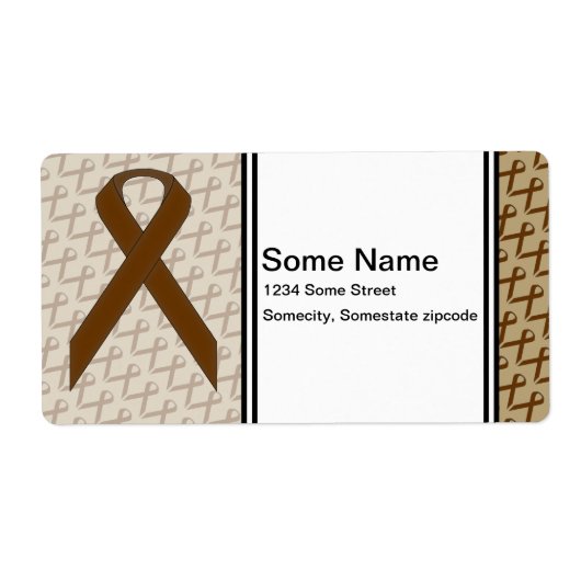 Étiquette Ruban Brown standard par Kenneth Yoncich (Devant)