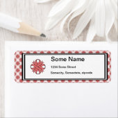 Étiquette Ruban de trèfle rose par Kenneth Yoncich (En situation)