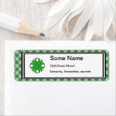 Étiquette Ruban de trèfle vert par Kenneth Yoncich (En situation)