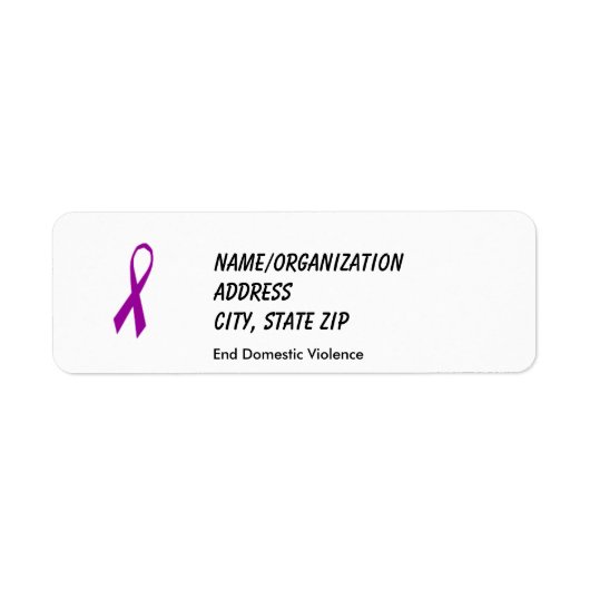 Étiquette Ruban DVA (Devant)