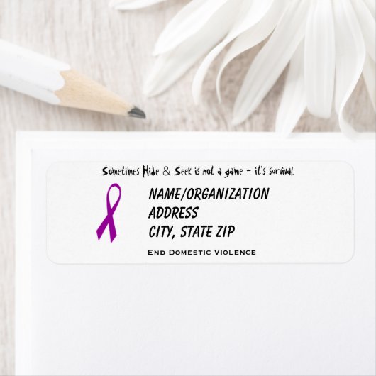 Étiquette Ruban DVA - Survie (En situation)