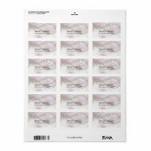 Étiquette Ruban flottant pastel (Feuille entière)