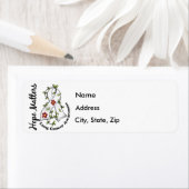 Étiquette Ruban Flower 4 Hope Matters Cancer du poumon (En situation)