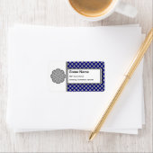 Étiquette Ruban gris/gris (En situation)