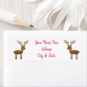 Étiquette Rudolph (En situation)