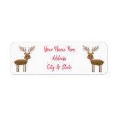 Étiquette Rudolph (Devant)