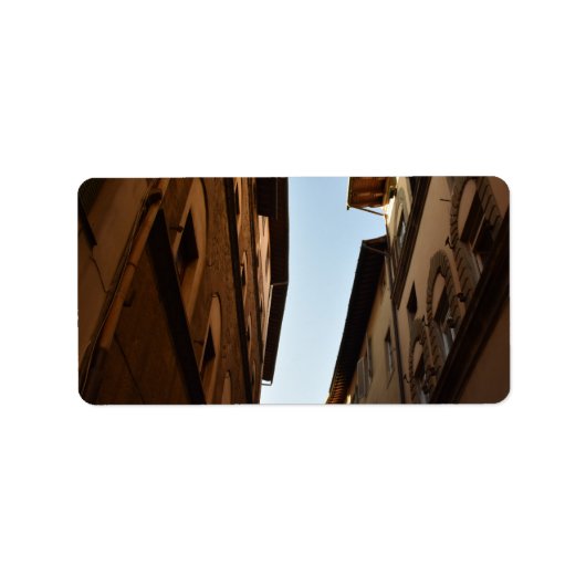 Étiquette Rue baignée de soleil (Devant)