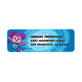 Étiquette Rue Sésame | Méca Builders Abby In Action (Devant)