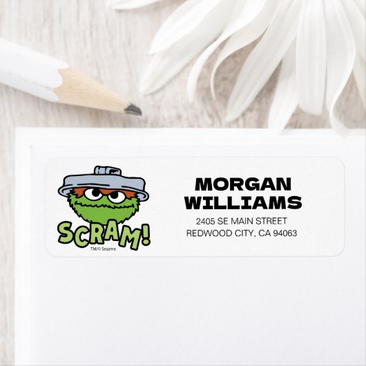 Étiquette Rue Sésame | Oscar the Grouch Scram! (En situation)