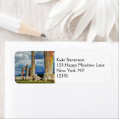 Étiquette Ruines antiques à Athènes Grèce (En situation)