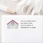 Étiquette Russe Pip Berry Wreath Christmas Retourner l'adres<br><div class="desc">Festive Pip Berry Wreath Christmas Return Address Label avec Monogramme - en coordination avec Rustic Festive Barn Christmas Party Invitation et invitation Carte postale et fait partie d'une collection. icingonthecakezazzle@icloud.com Suivez-nous sur Facebook pour de nouvelles annonces de produits,  ventes,  promotions,  cadeaux et plus encore! https://www.facebook.com/theicingon</div>