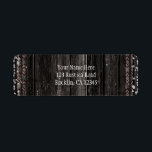 Étiquette Rustic Country Glam Southwestern Wood Invitation<br><div class="desc">Rustic Country Glam Étiquette de l'invitation au bois du Sud-Ouest. Customisez avec tout texte. Éléments correspondants disponibles.</div>