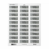 Étiquette Rustic Country Grange Nous avons déménagé Nouveau  (Feuille entière)