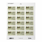 Étiquette Rustic Country Owns New Home Adresse de retour (Feuille entière)