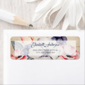 Étiquette Rustic Light Wood (En situation)