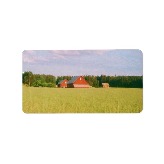 Étiquette Rustic summer field, Helsingia, Sweden (Devant)