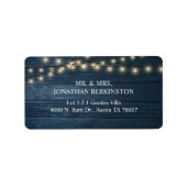 Étiquette Rustic Wedding Guest Address Envelope (Devant)