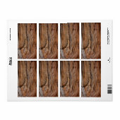 Étiquette Rustic wood (Feuille entière)