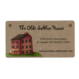 Étiquette Rustique Primitive Pays Salon Livraison Maison