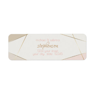 Étiquette Sable clair contemporain et moderne