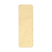 Étiquette Sable de banane jaune (Devant)