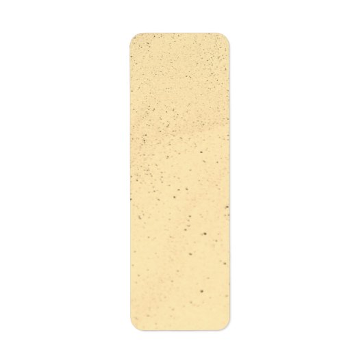 Étiquette Sable de banane jaune (Devant)